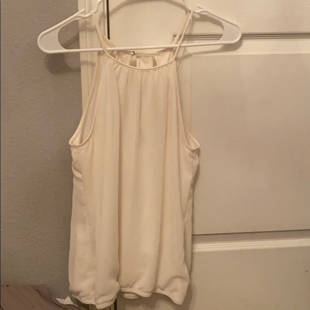 Cream Tank top